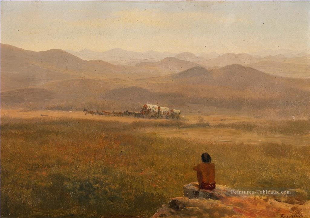 LE BELvéDère américain Albert Bierstadt Peintures à l'huile
